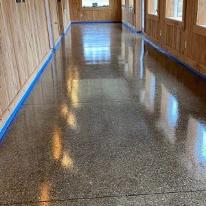 polished concrete carousel