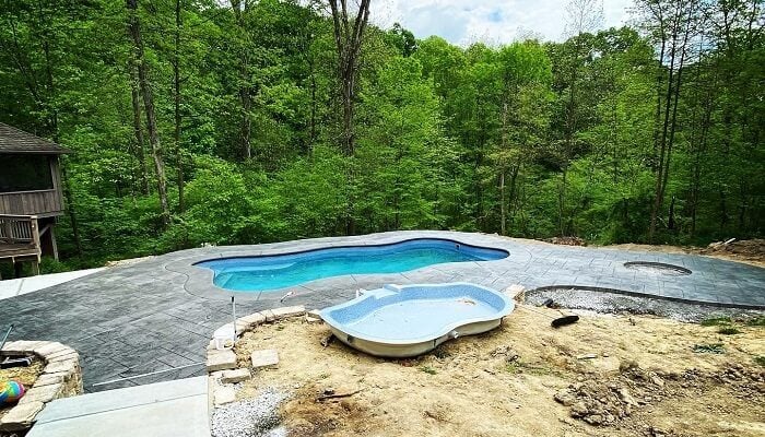 concrete pool deck preview