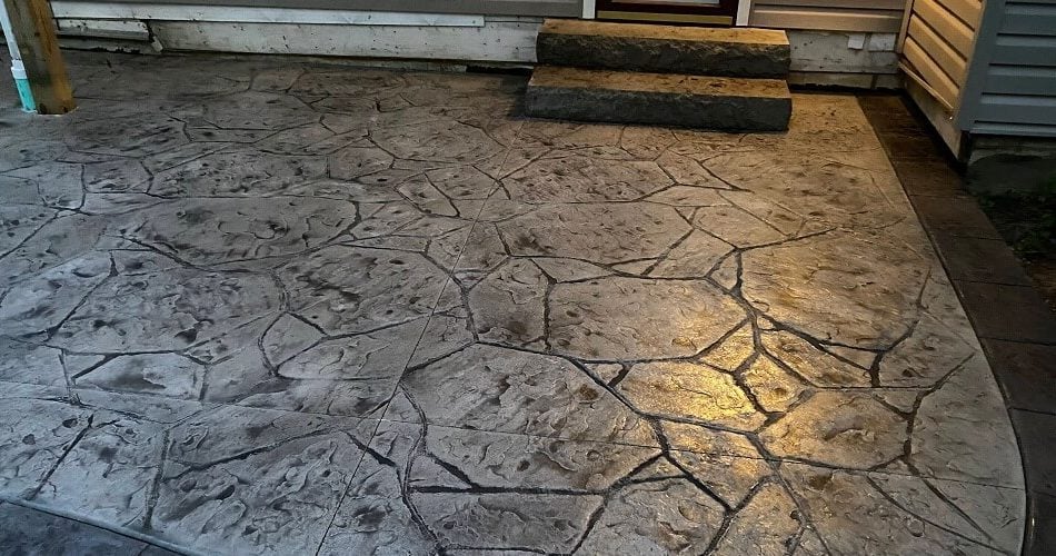residential stamped concrete patios