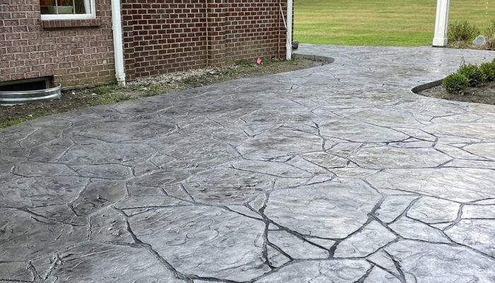 residential stamped concrete residential stamped concrete