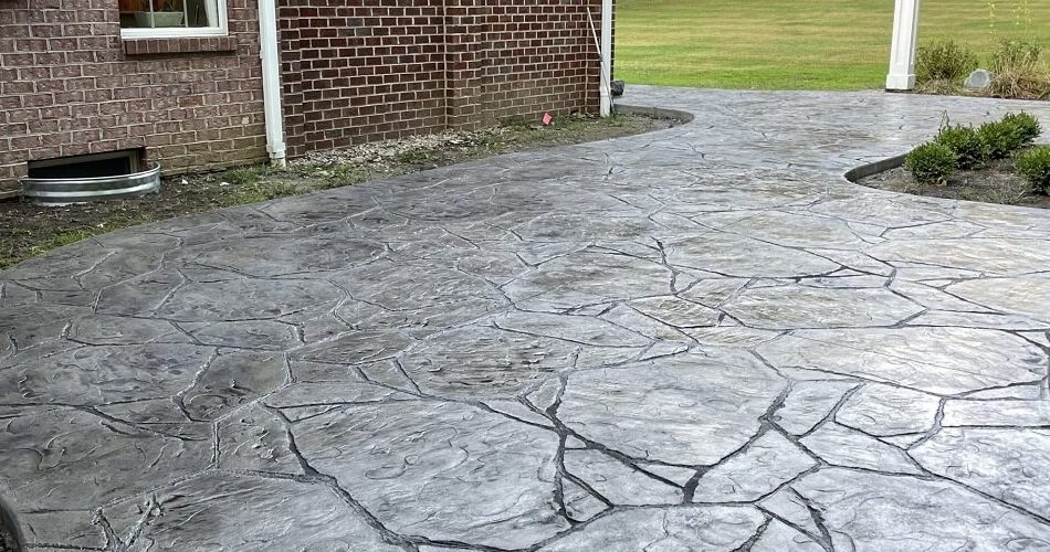 residential stamped concrete residential stamped concrete